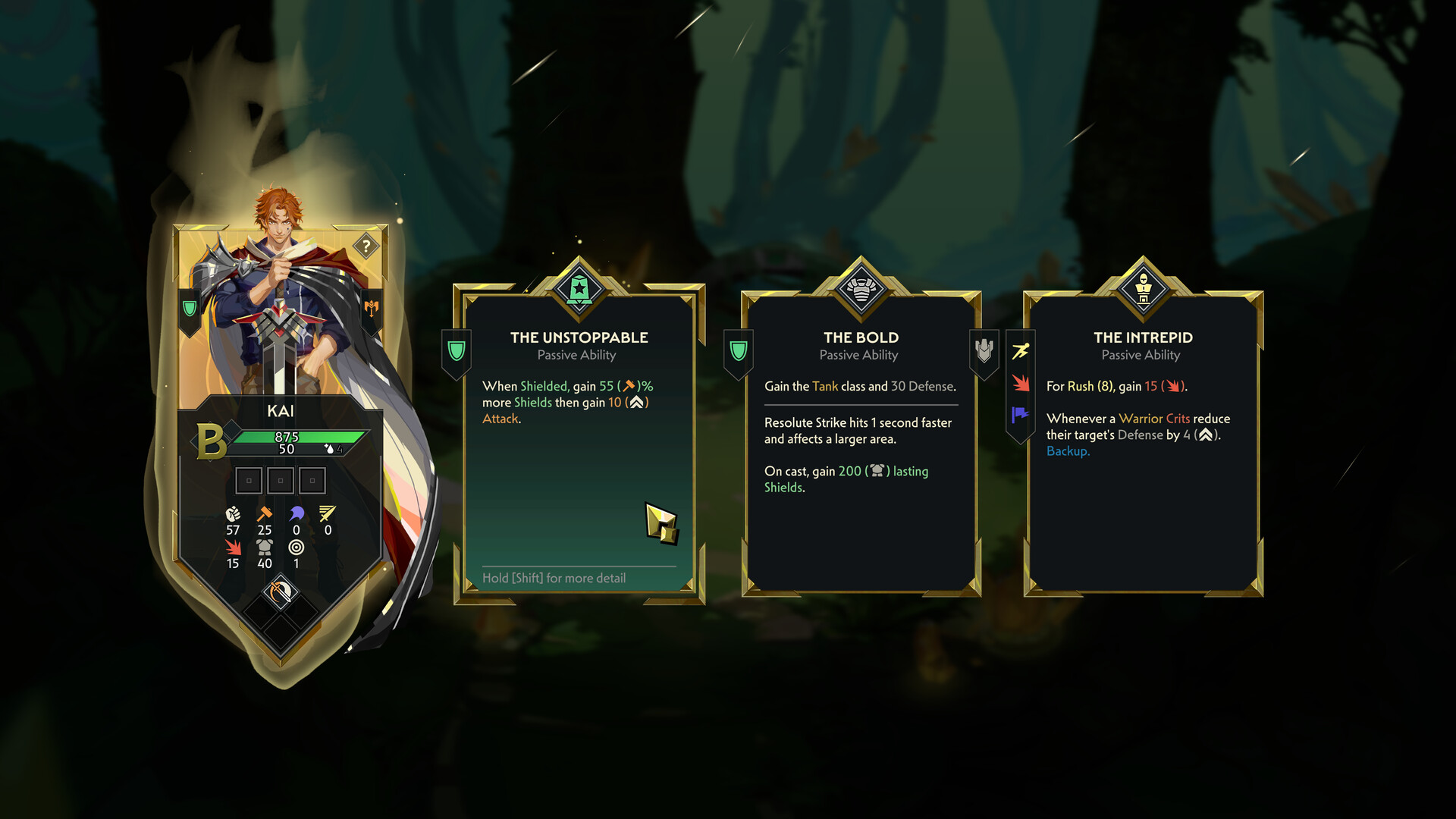 Kai specialization choices in Guildrun